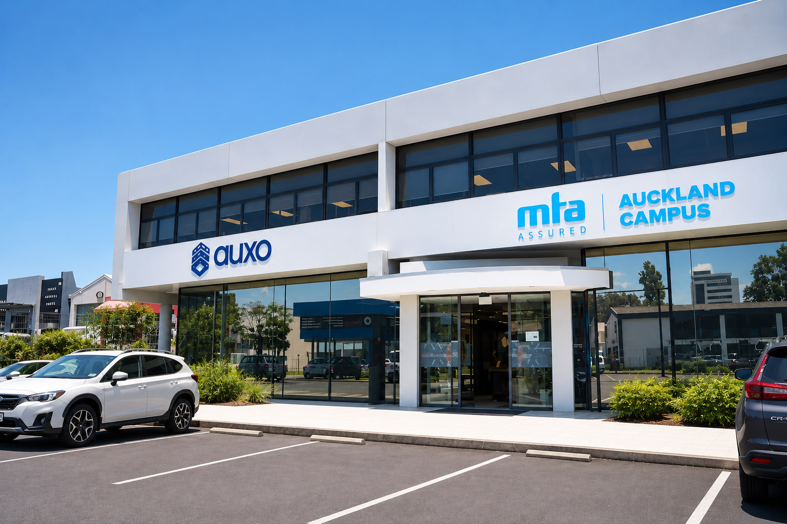 Auxo MTA Auckland Campus Exterior